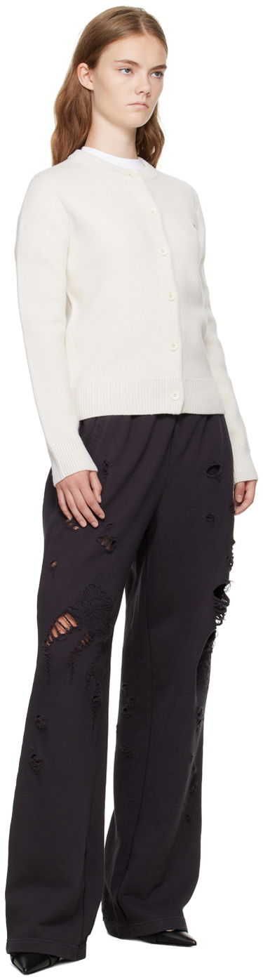 Sveter We11done We11done Women's Cardigan Biela | WD-KC2-24-602-W-IV, 3