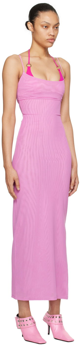 Šaty Miaou Miaou Thais Maxi Dress Ružová | 5019PM3VLT, 1