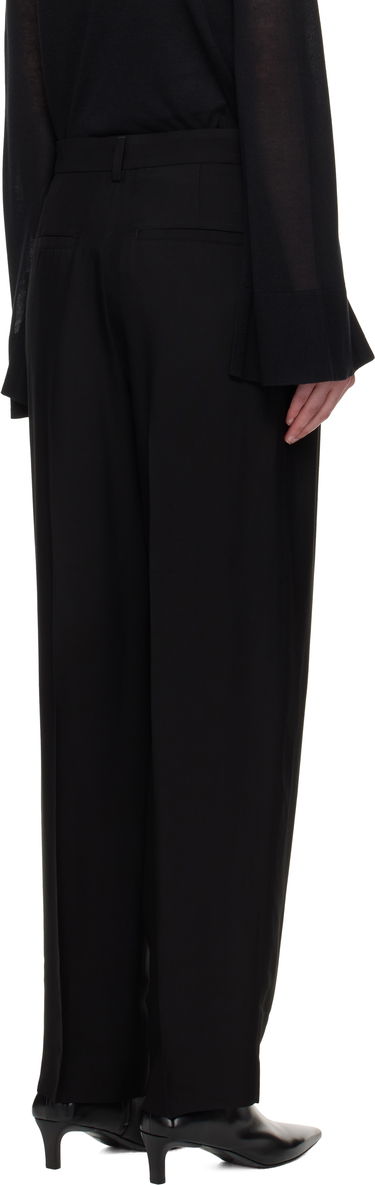 Nohavice TOTEME TOTEME Double-Pleat Straight-Leg Trousers Čierna | 252-WRB0289-FB0459, 2