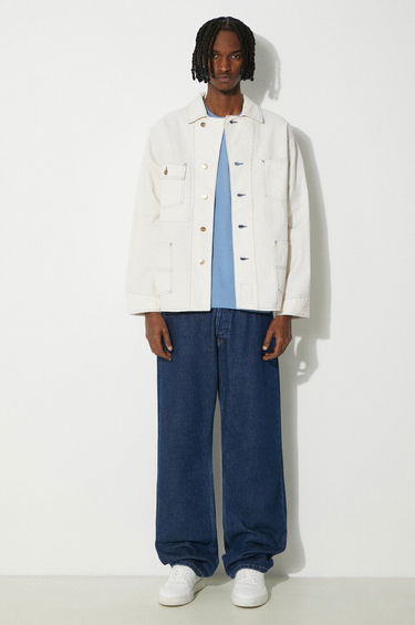 Bunda Human Made Coverall Jacket Biela | HM27JK013, 1