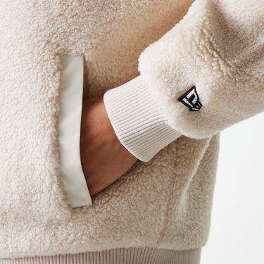 Bomber bunda New Era New Era MLB Sherpa Bomber Jacket NY Yankees Béžová | 60684447, 4