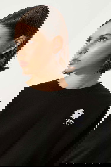 Mikina KENZO Kenzo Flower Boke 2.0 Cropped Sweat Čierna | FE62SW1664MI.99J, 4