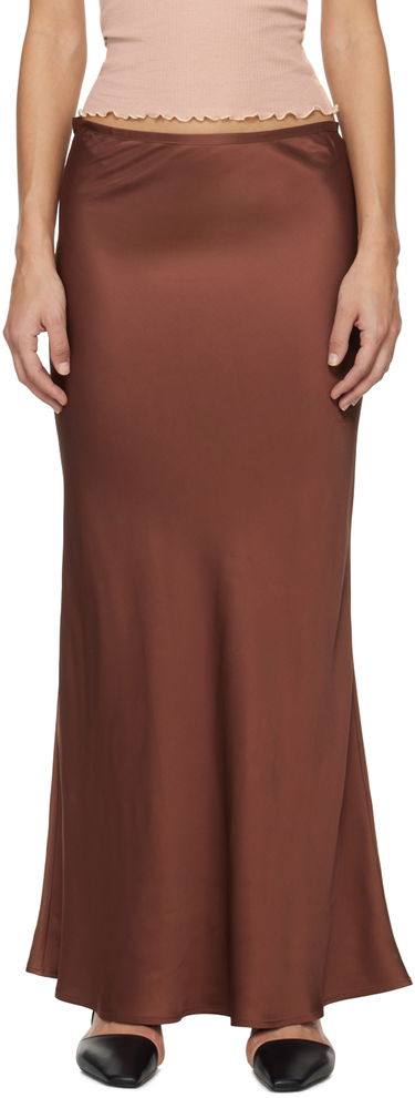 Sukňa Baserange Maxi Skirt Hnedá | SKDYF-VI-SP24, 0