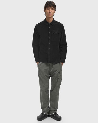 Košeľa C.P. Company Corduroy Long Sleeve Shirt Čierna | 19CMSH071A006410O-999, 2