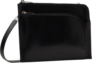 Taška cez rameno Rick Owens Rick Owens Hollywood Club Leather Pouch Čierna | RA01E0620 LGEL, 4