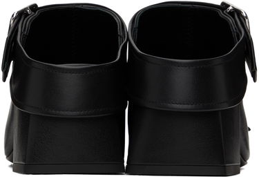 Tenisky a topánky Courrèges Leather Mules With Buckle Čierna | 124SCS096CV0027, 1