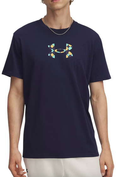 Tričko Under Armour Holiday HW Short Sleeve T-Shirt Navy | 6000575-410, 0