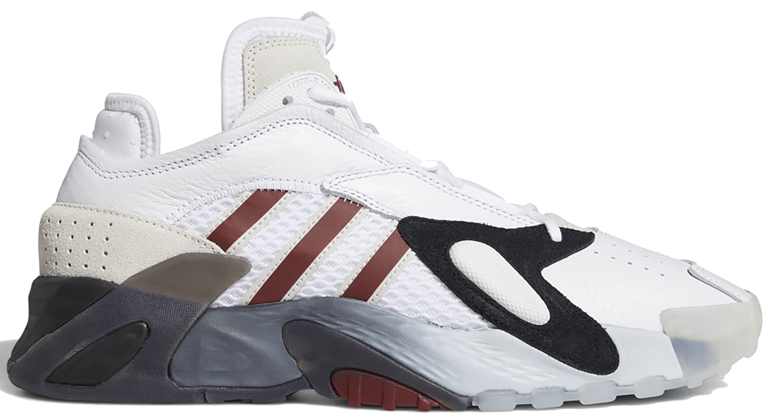 Tenisky a topánky adidas Originals Streetball Cloud White Collegiate Burgundy Biela | EF6990, 0