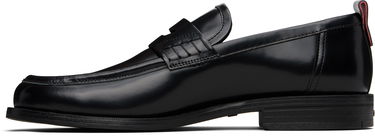 Tenisky a topánky BOSS HUGO Leather Loafers with Rubber Sole Čierna | 50548591, 2