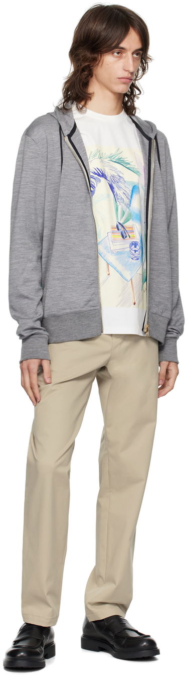 Tričko Paul Smith Paul Smith Life Drawing Print T-Shirt Biela | M1R-919T-NP4721-02, 3