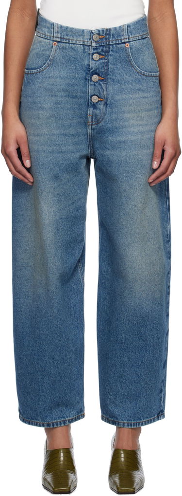 Džínsy Maison Margiela MM6 Maison Margiela Button Jeans Modrá | S52LA0235 M30018, 0
