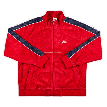 Bunda Supreme Nike x Velour Track Jacket Červená | SS21J9 RED, 0