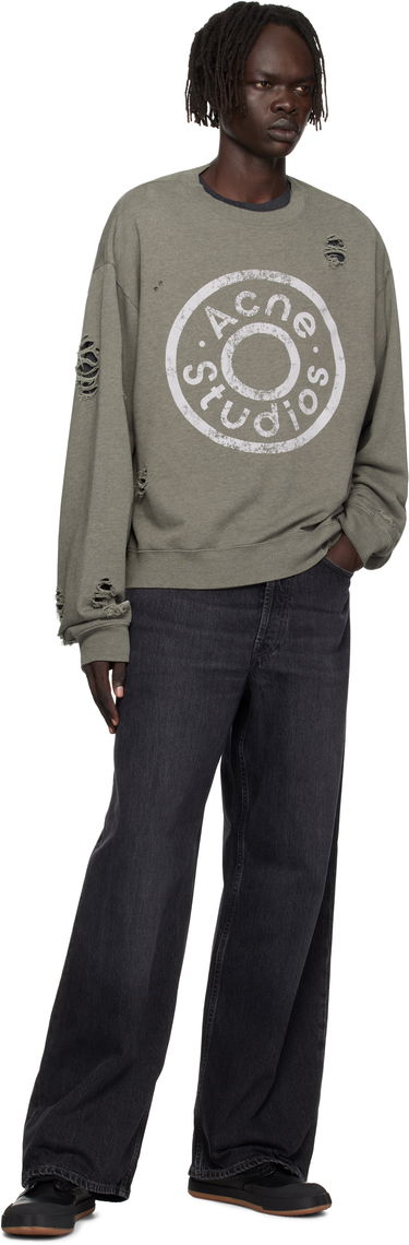 Džínsy Acne Studios Acne Studios Faded Loose-Fit Jeans Čierna | C00090-, 3