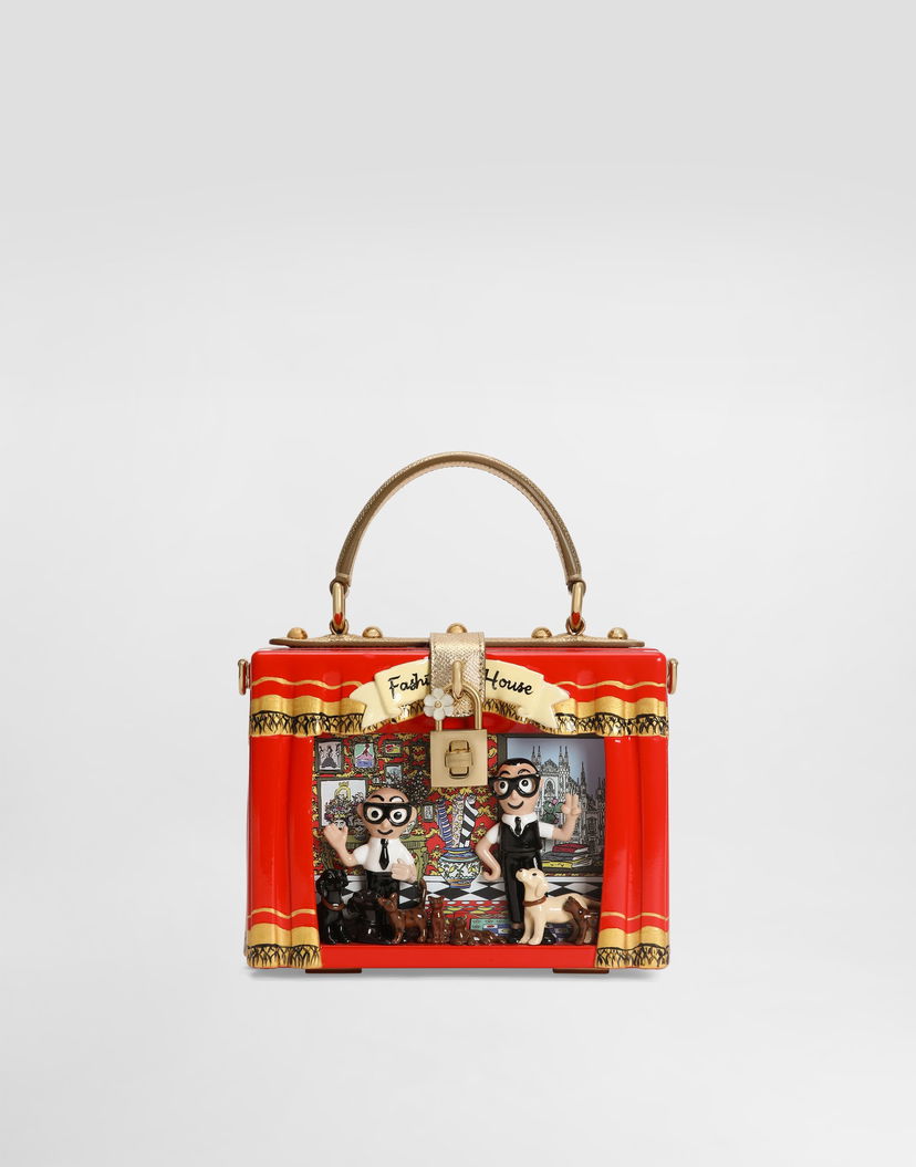 Kabelka Dolce & Gabbana Dolce Box Painted Wood Diorama Bag Rôznofarebný | BB5970AU6908B034