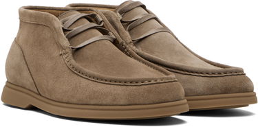 Oblečenie a doplnky BOSS Suede Desert Boots with Stitching Hnedá | 50548119, 4