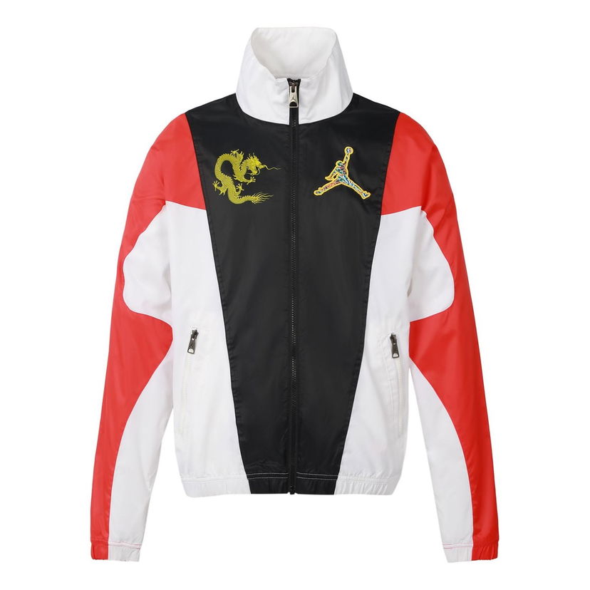 Vetrovka Jordan Jordan Colorblock Splicing Stand Collar Woven Jacket Rôznofarebný | DB3707-100