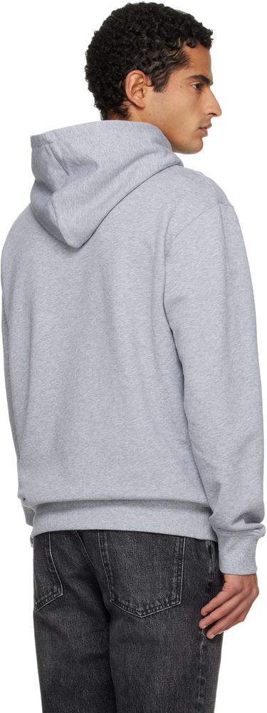 Mikina Balmain Balmain Paris Script Logo Hoodie Šedá | FH2JR090BD30, 2