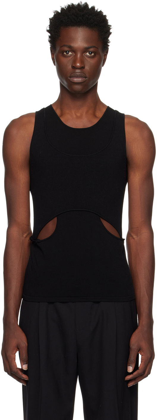 Tielko Dion Lee Interlink Cutout Tank Top Čierna | C7155R23, 0