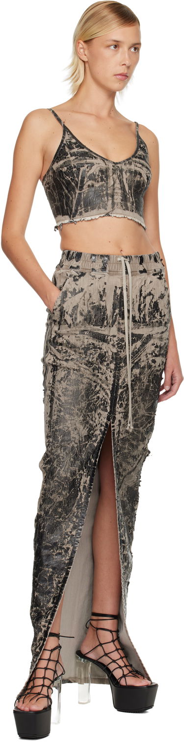 Sukňa Rick Owens DRKSHDW Concordians Phleg Pillar Denim Maxi Skirt Rôznofarebný | DS02E7333 SDWF, 3