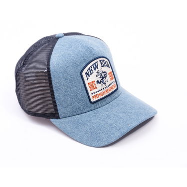 Šiltovka New Era New Era Western Rodeo Denim Patch 9FORTY Trucker Hat Modrá | 60691197, 4