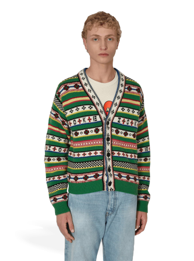 Sveter KENZO Fairisle Jacquard Cardigan Rôznofarebný | FC65CA3173CH 57