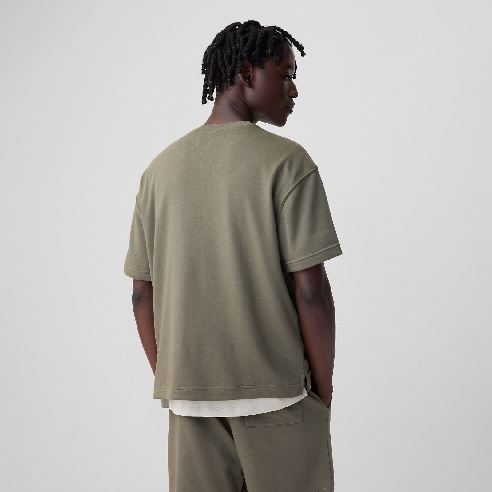 Shortsleeve Crew Neck Top Sage