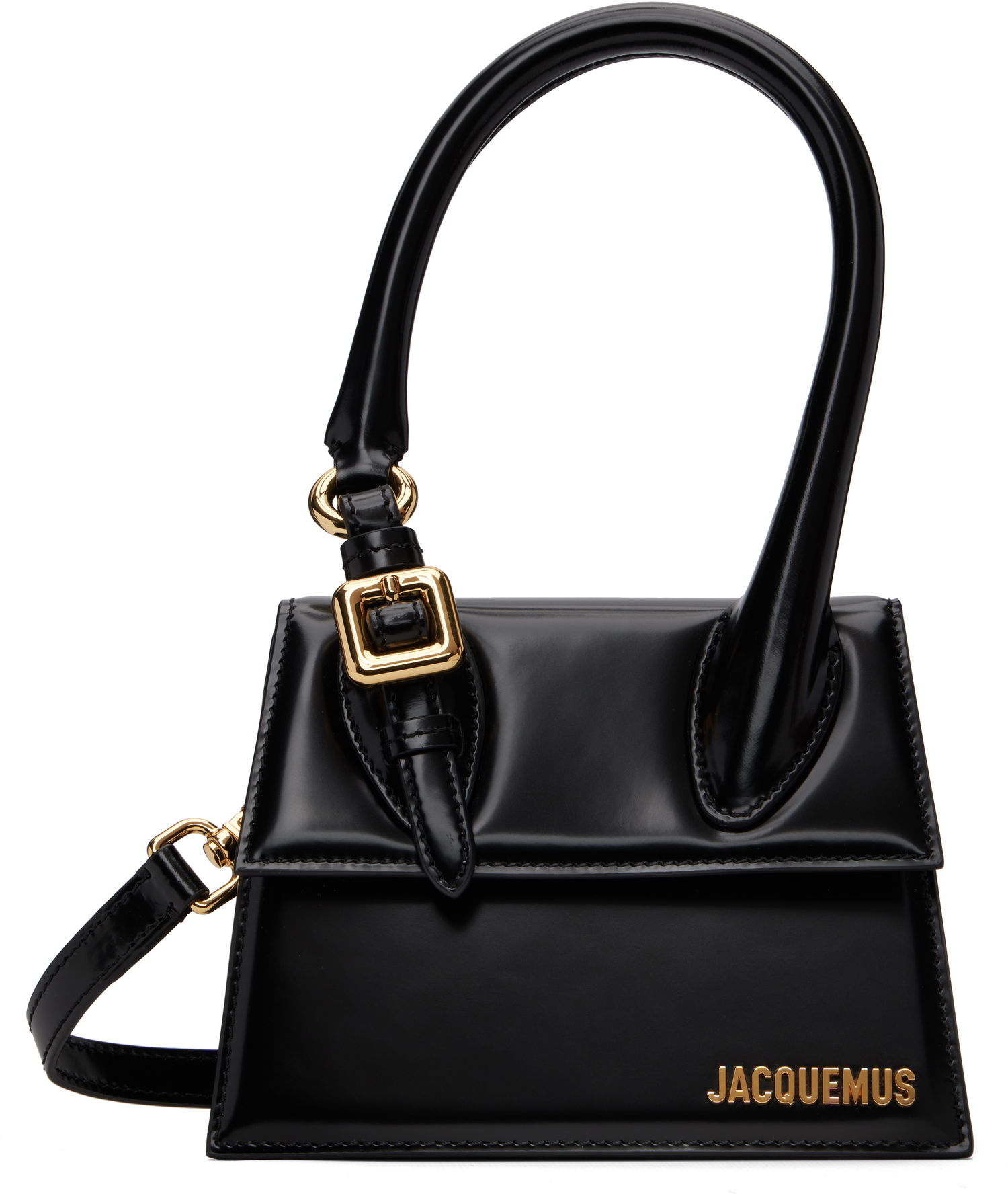 Kabelka Jacquemus The medium Chiquito with buckle Bag Čierna | 23HBAW00327AC18A01, 0