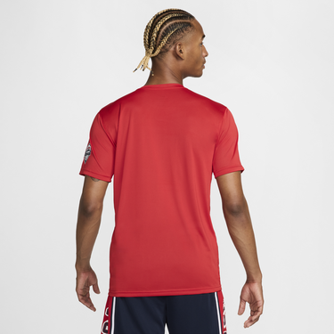 Tričko Nike USA Practice Basketball Tee Červená | FQ3628-614, 2