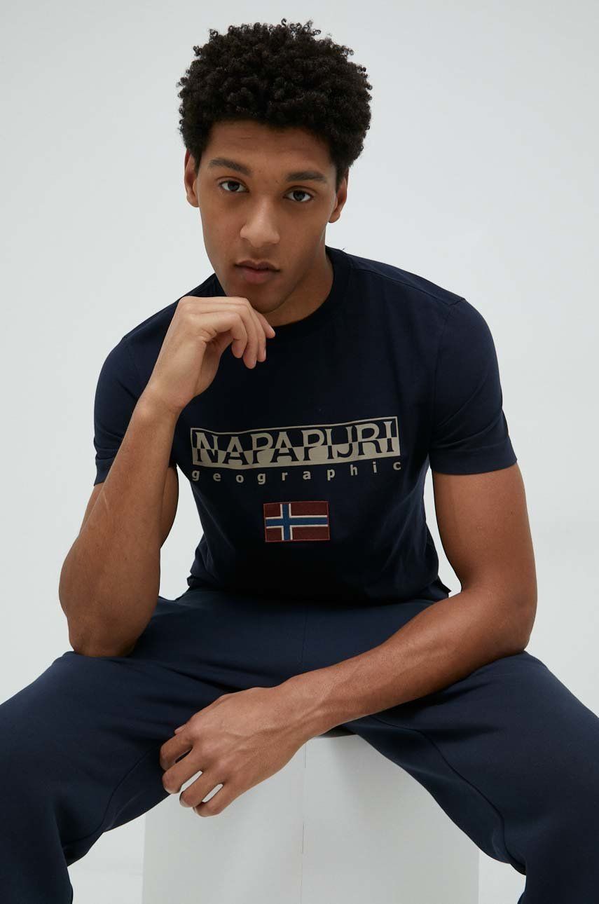 Tričko Napapijri Tee Navy | NP0A4GDQ1761, 0