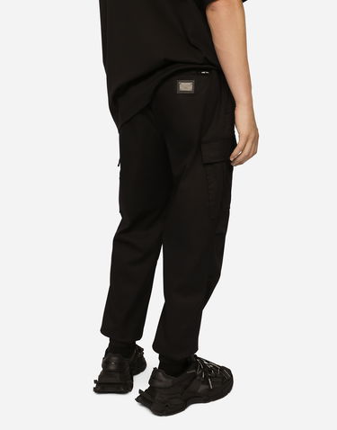 Cargo nohavice Dolce & Gabbana Cotton Cargo Pants With Tag Čierna | GW5OHTFUFMFN0000, 3