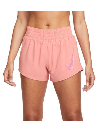 Šortky Nike Dri-FIT One Swoosh Mid-Rise Brief-Lined Running Shorts Oranžová | fb4928-618