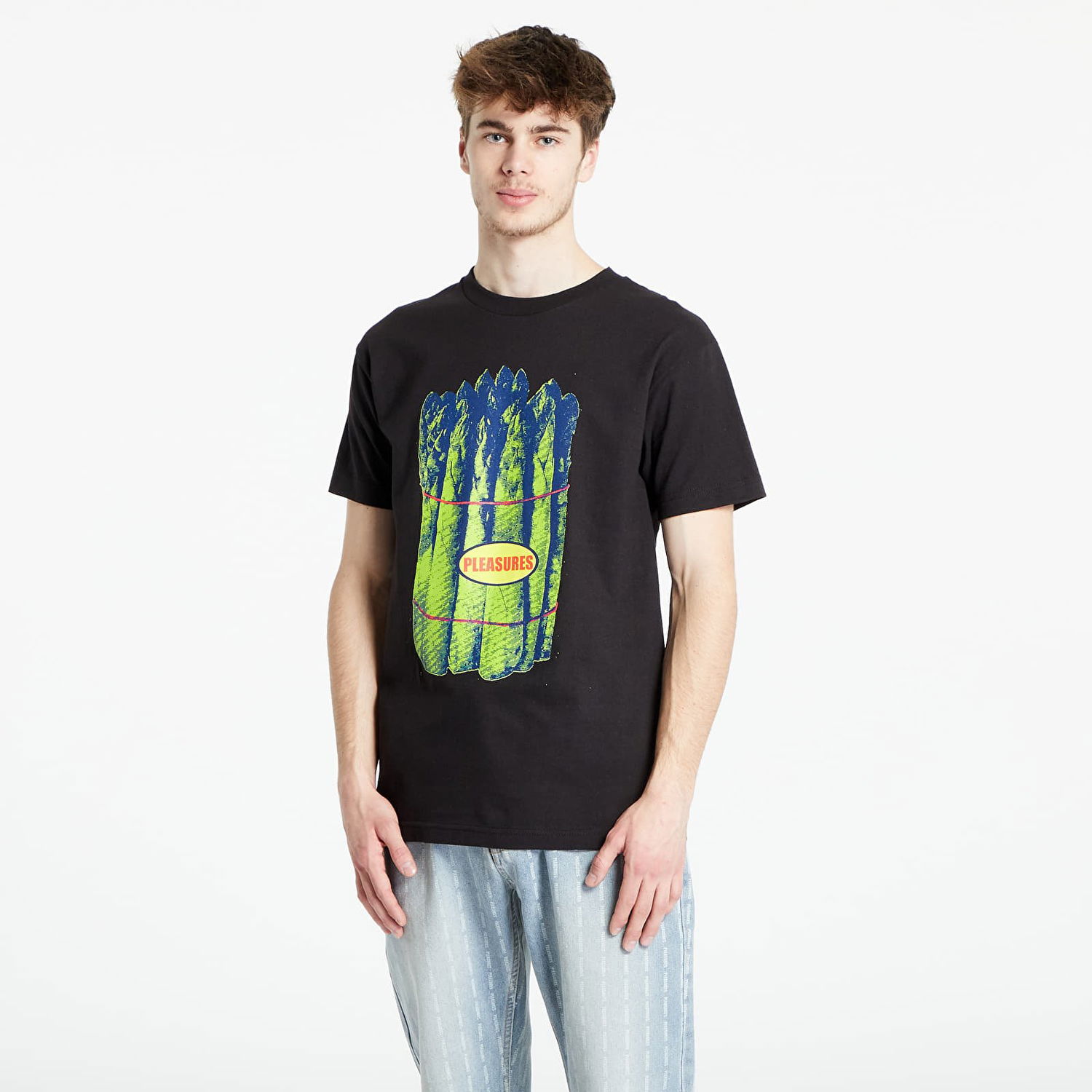 Tričko Pleasures Veggie T-Shirt Čierna | P23W049 BLACK, 0