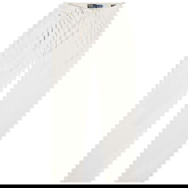 Nohavice Polo by Ralph Lauren Corduroy Pleated Pant "Parchment Cream" Biela | 710924112001, 0