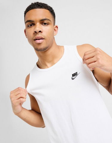 Tielko Nike Club Tank Top Biela | IB8022-100, 3