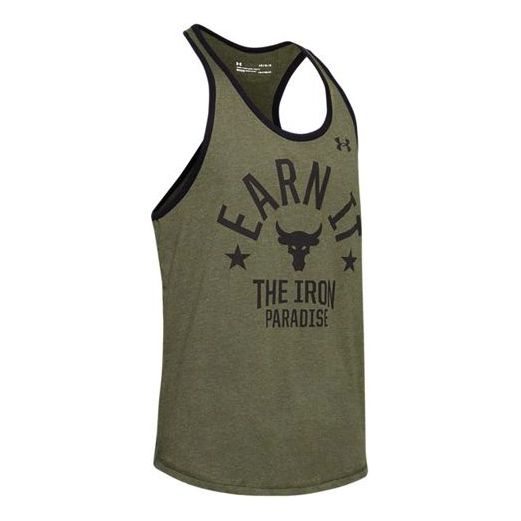 Tielko Under Armour Project Rock Earn It Iron Paradise Tank Top Zelené | 1353922-315