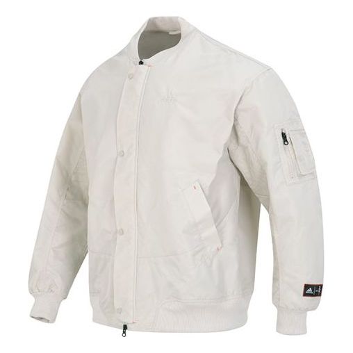Bomber bunda adidas Originals Men's Woven Bomber Jacket Biela | IK7680