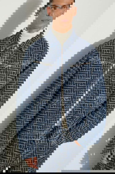 Bunda KENZO Transitional Oversize Trucker Weave Denim Jacket Rôznofarebný | FE65DV3106J2.DD, 5