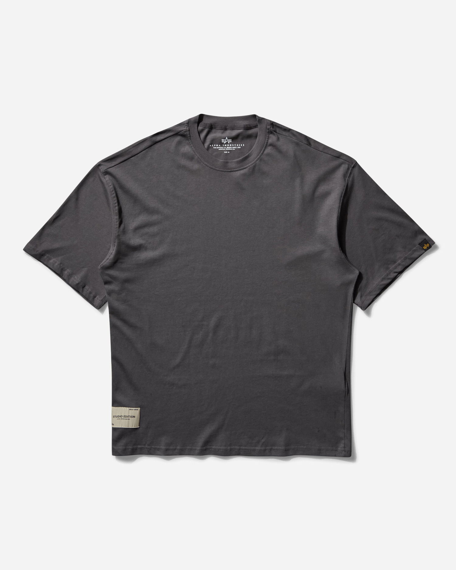 Tričko Alpha Industries Studio Edition T-Shirt Šedá | X156550 684, 1