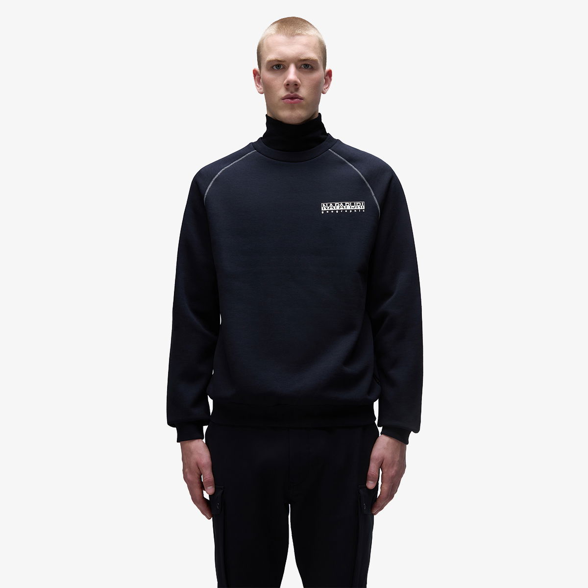 Mikina Napapijri Black Graphic Sweatshirt Čierna | NP0A4HZZ0411, 0