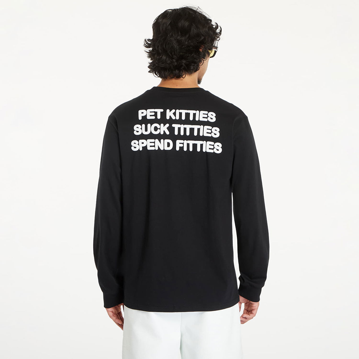Tričko RIPNDIP Pet Kitties Long Sleeve Tee Black Čierna | RNDSUM24133, 1