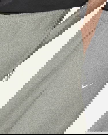 Tepláky Nike Solo Swoosh Fleece Sweatpants Dark Grey Heather / White Šedá | FN3342-063, 5