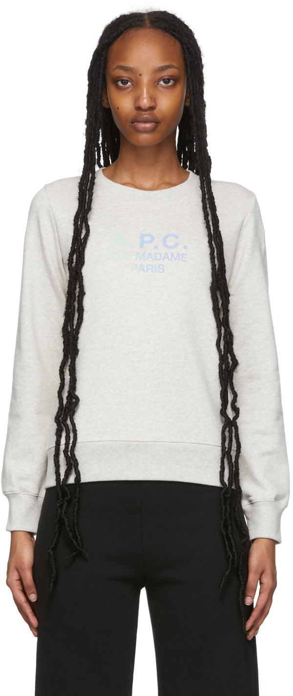 Mikina A.P.C. Mathilda Sweatshirt Šedá | COEBH-F27712, 0