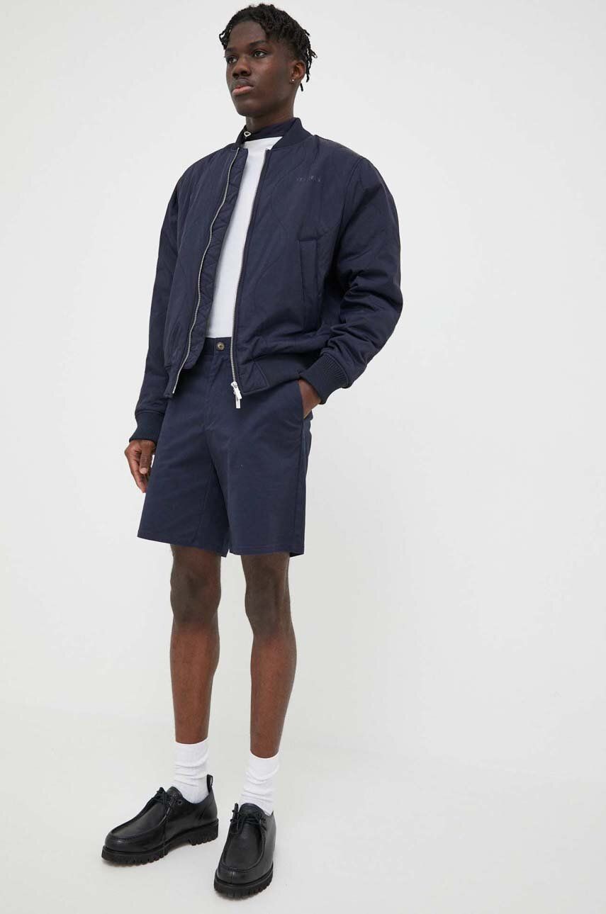 Bomber bunda Les Deux Norman Quilted Bomber Jacket Navy | LDM610079, 0