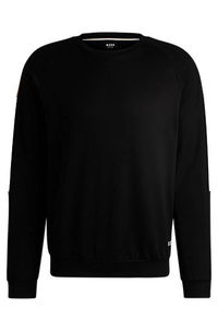 Cotton Terry Sweatshirt with Contrast Panels