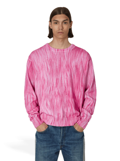 Sveter Stüssy Printed Fur Sweater Ružová | 117171 PINK