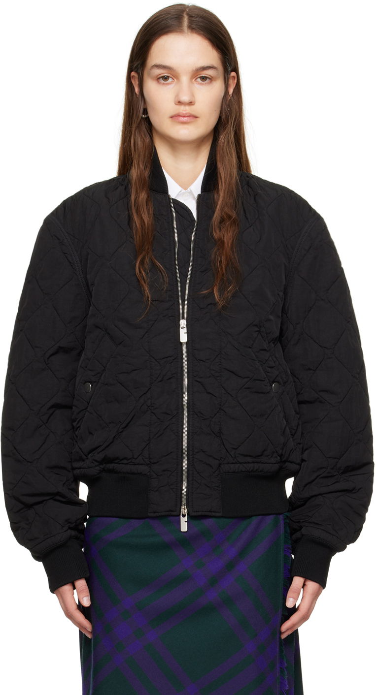 Quilted Bomber Jacket