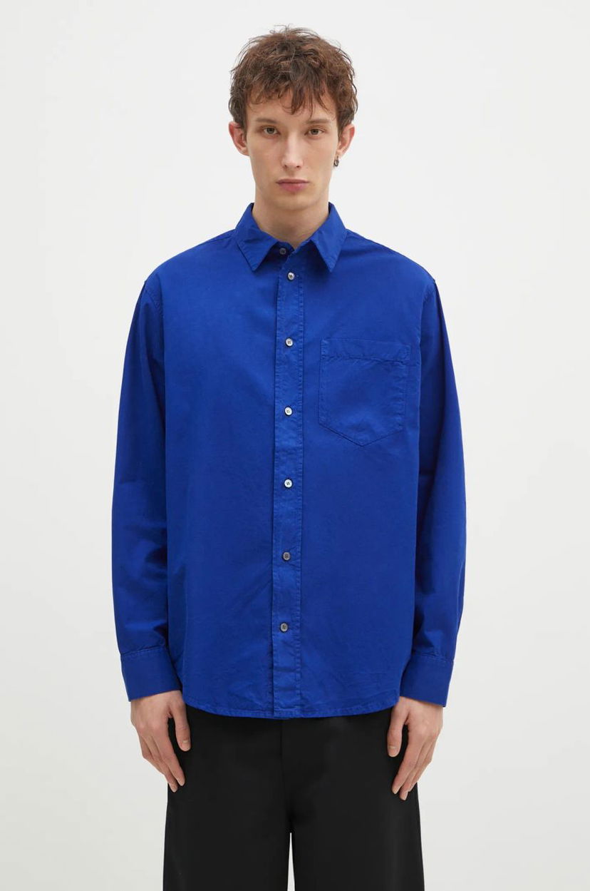 Košeľa WOOD WOOD Wood Wood Nico Relaxed Fit Shirt Modrá | 12435300.1189