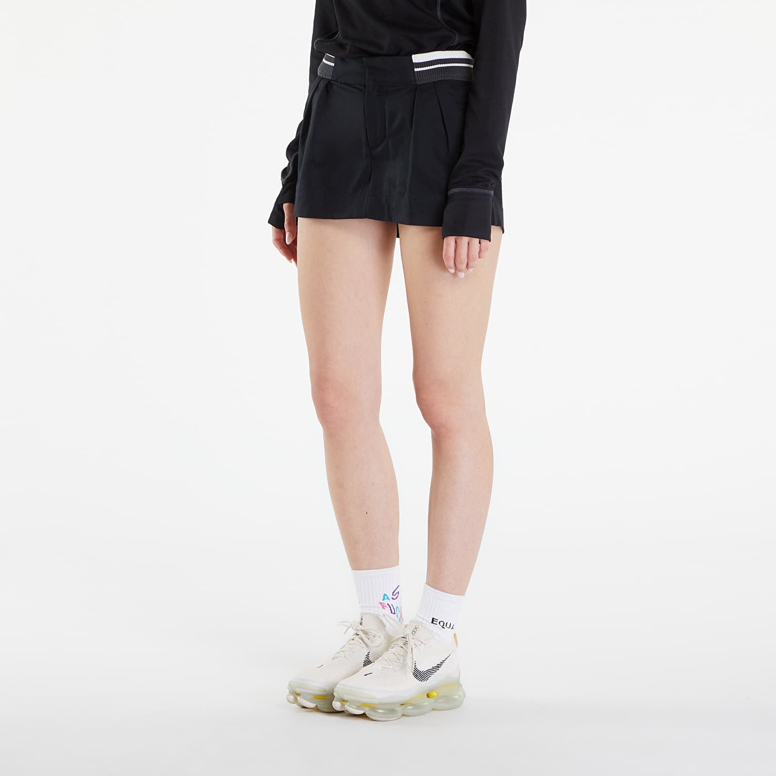 Sportswear Canvas Low-Rise Mini Skirt Black/ Anthracite