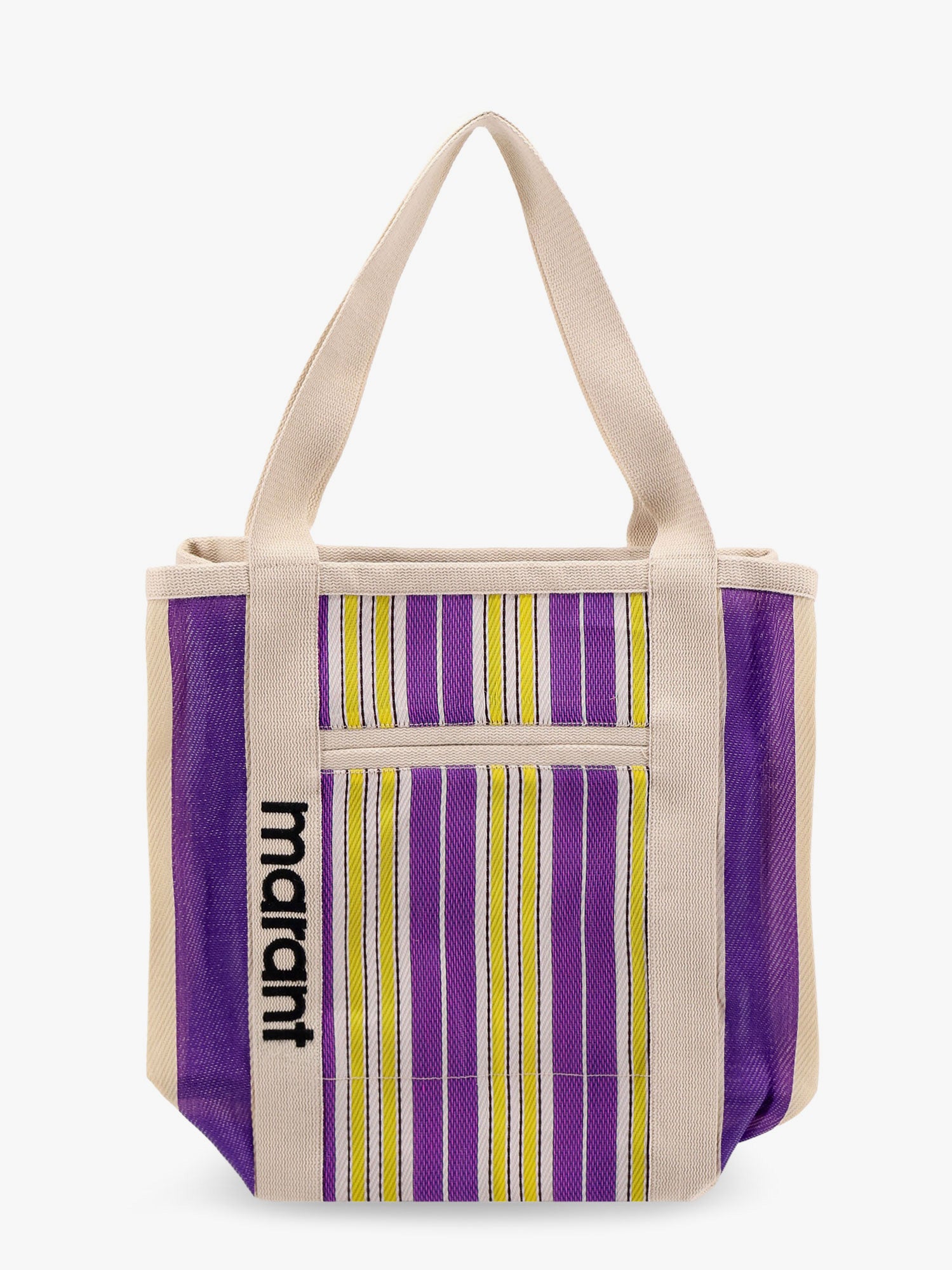 Tote bag ISABEL MARANT Isabel Marant Darwen Striped Tote Bag Fialová | PP0021FAA1X17MMUPU, 0