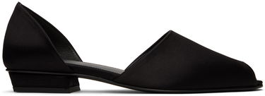 Oblečenie TOTEME TOTEME 'The Peep-Toe' Satin Slippers Čierna | 233-8022-830, 0